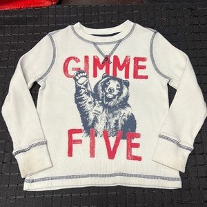 Arizona Jean - boys long sleeve bear shirt size 3t